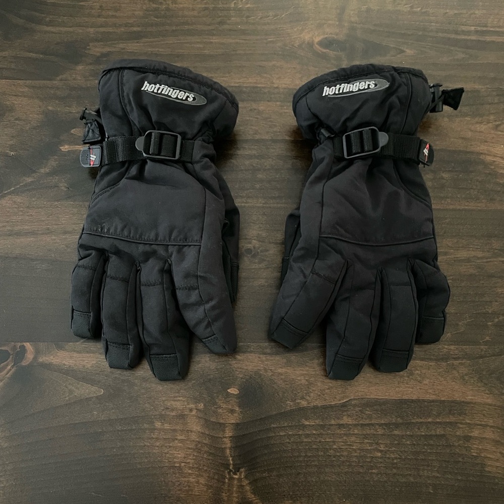 Hotfingers Black Winter Gloves - Men’s